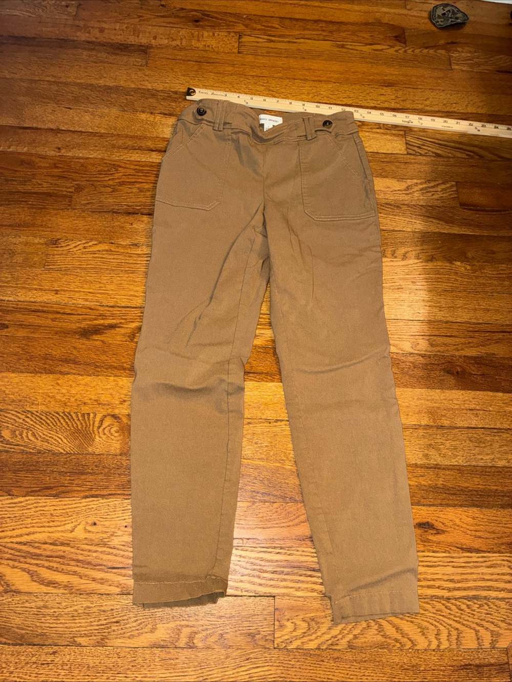 Soho Apparel Cropped Ankle Pants in Brown